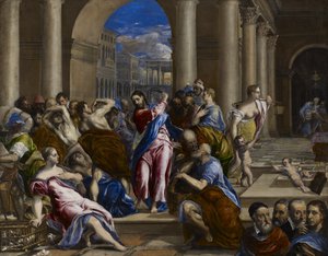 Christ Driving the Money-Changers from the Temple by El Greco